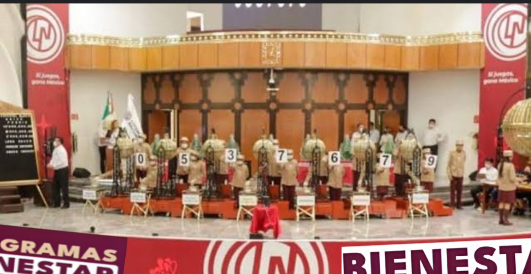 Lotería Nacional encargada de realizar el sorteo sacando los Ganadores  por Estado  